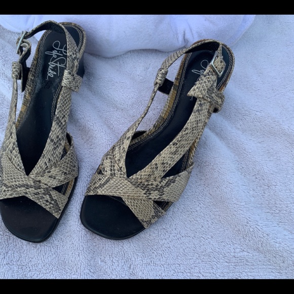 LifeStride Snakeskin Sandals - Picture 7 of 7